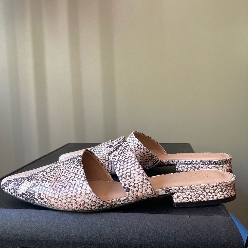 ABLE | Joselyne Snake Python Leather Double Strap… - image 2